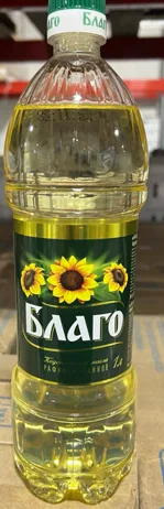 Масло подсолнечное раф. Благо, 1 л