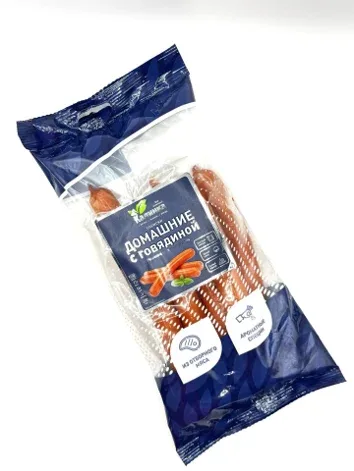 Сосиски Домашние с говядиной, 0,3 кг