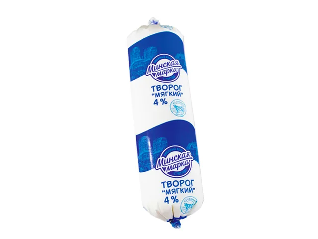 Творог мягкий 4%, 0,4 кг, Белоруссия