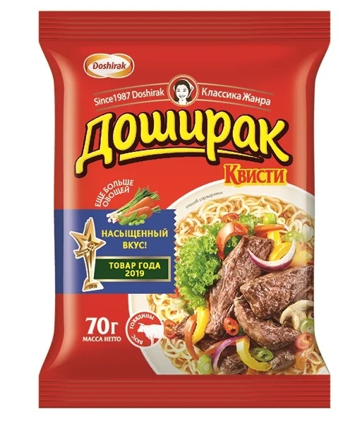 Доширак Квисти говядина, 70гр