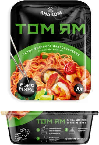 Лапша Том ям, 90 гр, шт