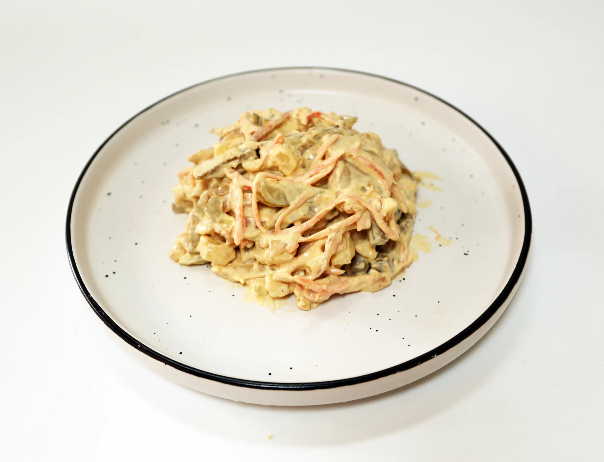 Салат Печеночный с картофелем и грибами