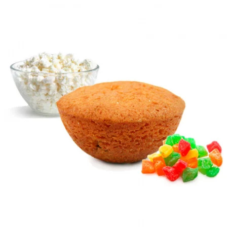 МИНИ КЕКС со вкусом ТВОРОГА и ЦУКАТАМИ