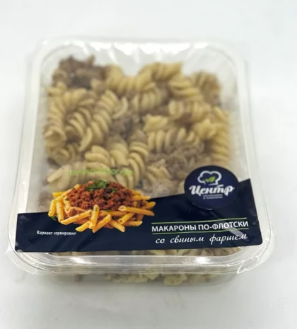 Макароны по-флотски со свиным фаршем, 0,25 кг