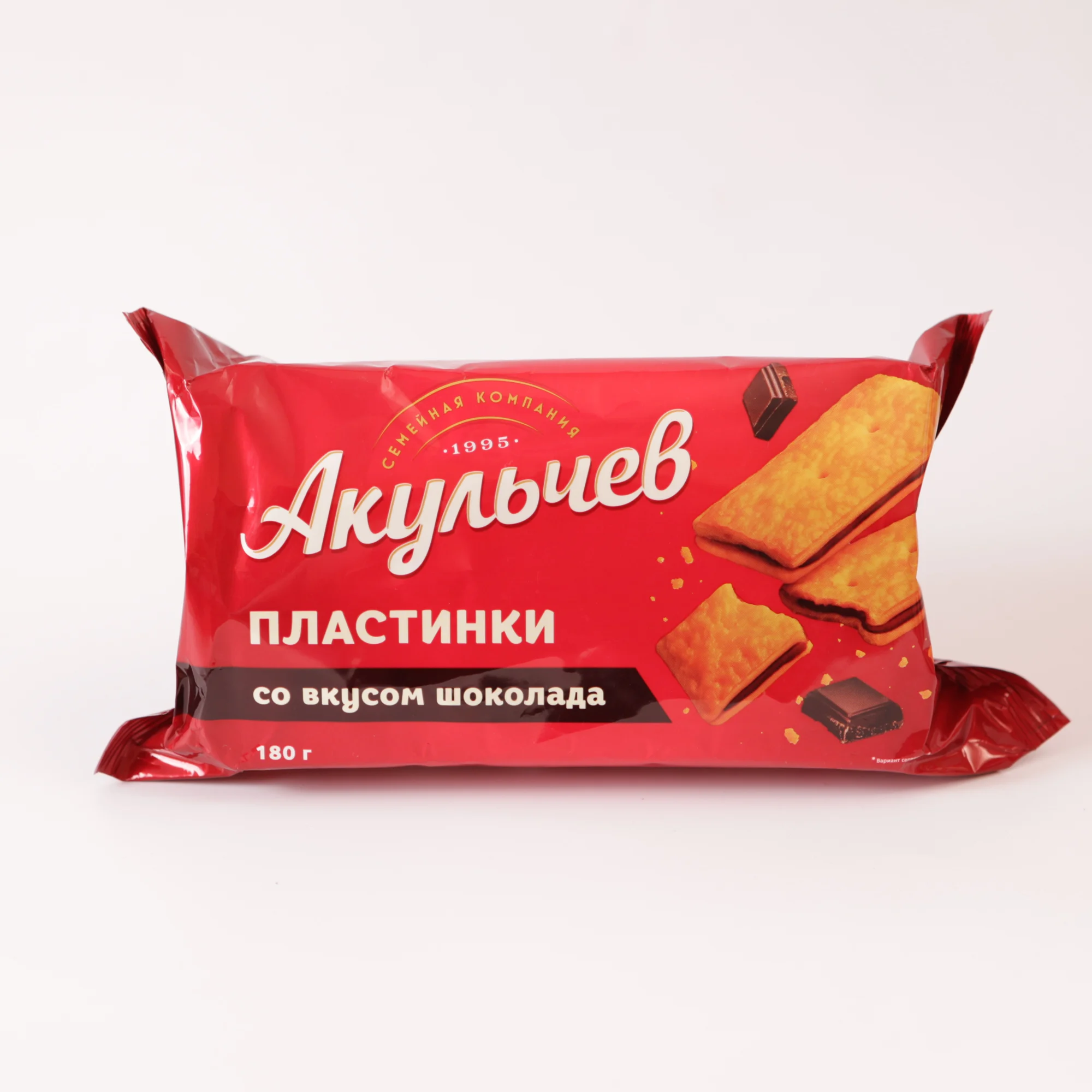Пластинки слоёные со вкусом шоколада, кг